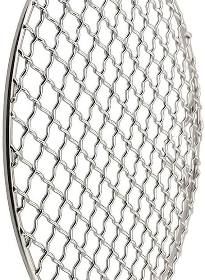 رف تبريد دائري من الفولاذ المقاوم للصدأ 20 سم للخبز والشواء والبيتزا والكعك في الفرن - Image 4